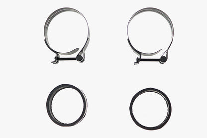 Black Intake Manifold Clamp Set