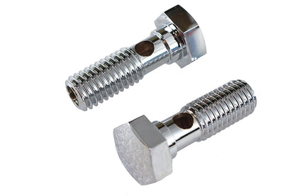 Breather Banjo Bolt Set Chrome