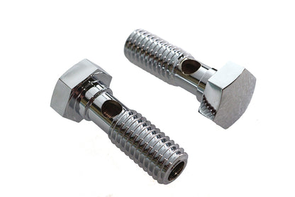 Breather Banjo Bolt Set Chrome