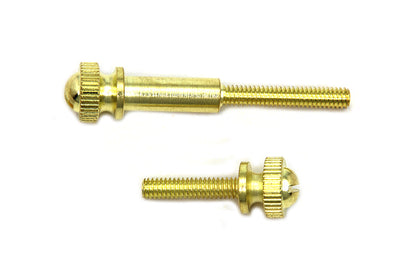 OKO Shorty Carburetor Adjuster Screw Set Brass