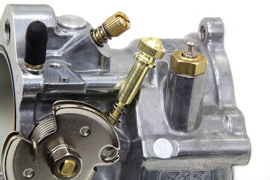 OKO Shorty Carburetor Adjuster Screw Set Brass