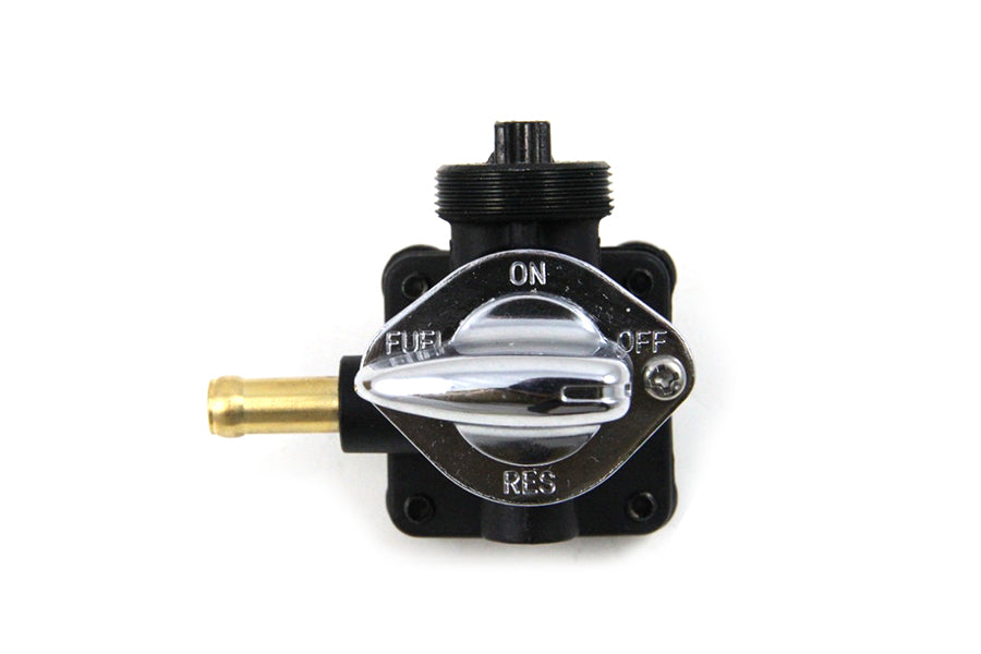 Vacuum Petcock Fuel Valve Black