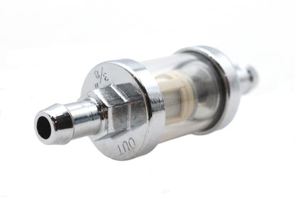 Kleer-Thru Fuel Filter Chrome and Glass