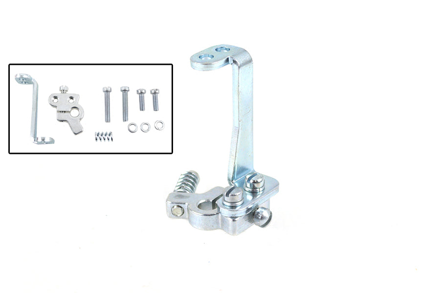 Replica Carburetor Throttle Lever with Arm Cadmium Plated