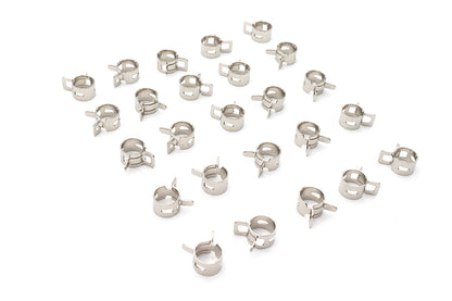 Nickel Plated Oil Line Hose Clamp