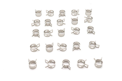Nickel Plated Oil Line Hose Clamp