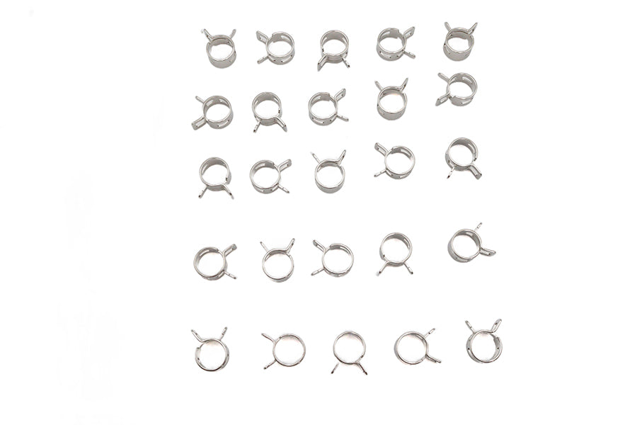 Nickel Plated Oil Line Hose Clamp