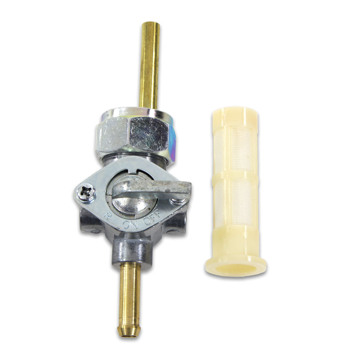 Petcock Straight Outlet with Nut Alloy