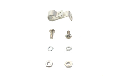 Front Wheel Brake Cable Tube Clamp Cadmium Plated