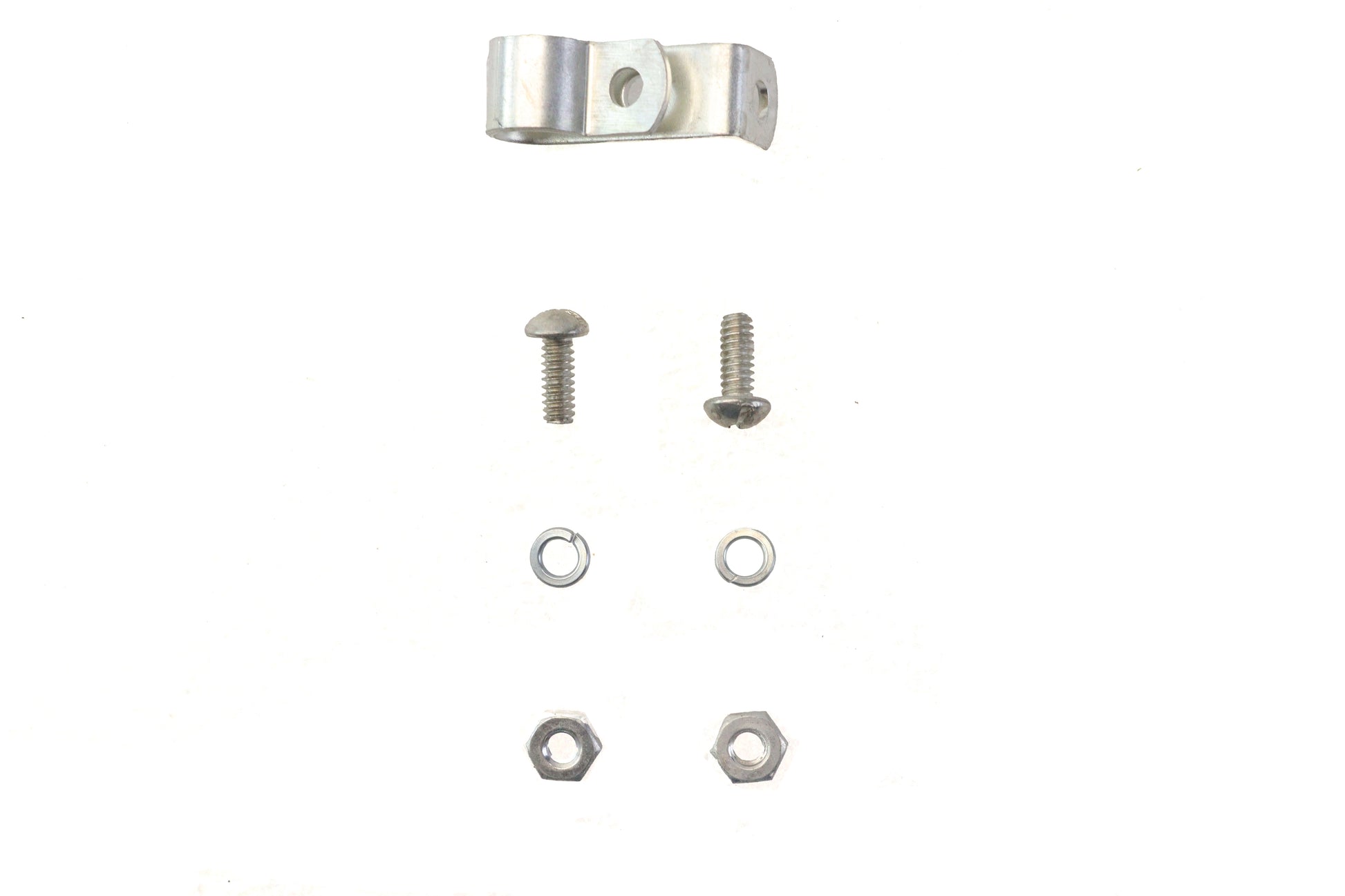 Front Wheel Brake Cable Tube Clamp Cadmium Plated