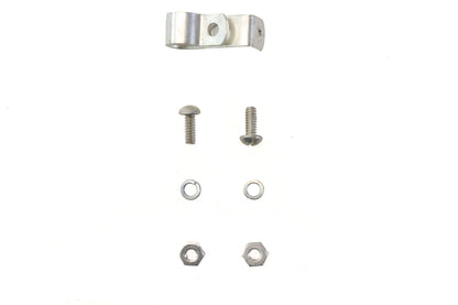 Front Wheel Brake Cable Tube Clamp Cadmium Plated