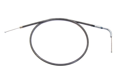 Stainless Steel Throttle Cable with 38 Casing and 90° Elbow