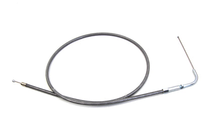Stainless Steel Throttle Cable with 38 Casing and 90° Elbow