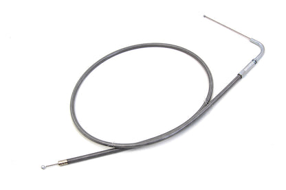 Stainless Steel Throttle Cable with 38 Casing and 90° Elbow