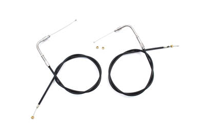 34.25 Black Throttle and Idle Cable Set