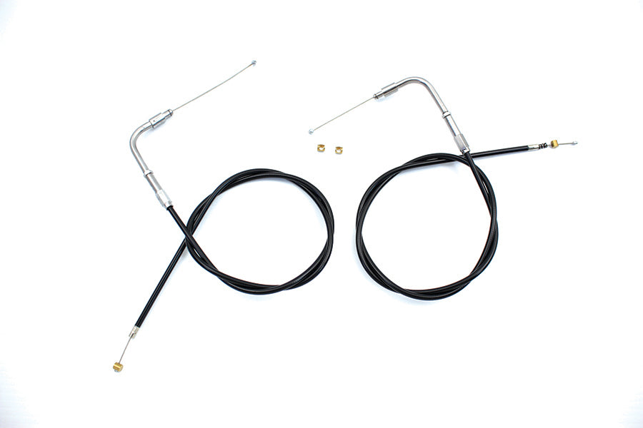 34.25 Black Throttle and Idle Cable Set