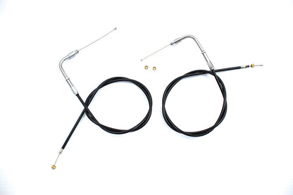 34.25 Black Throttle and Idle Cable Set