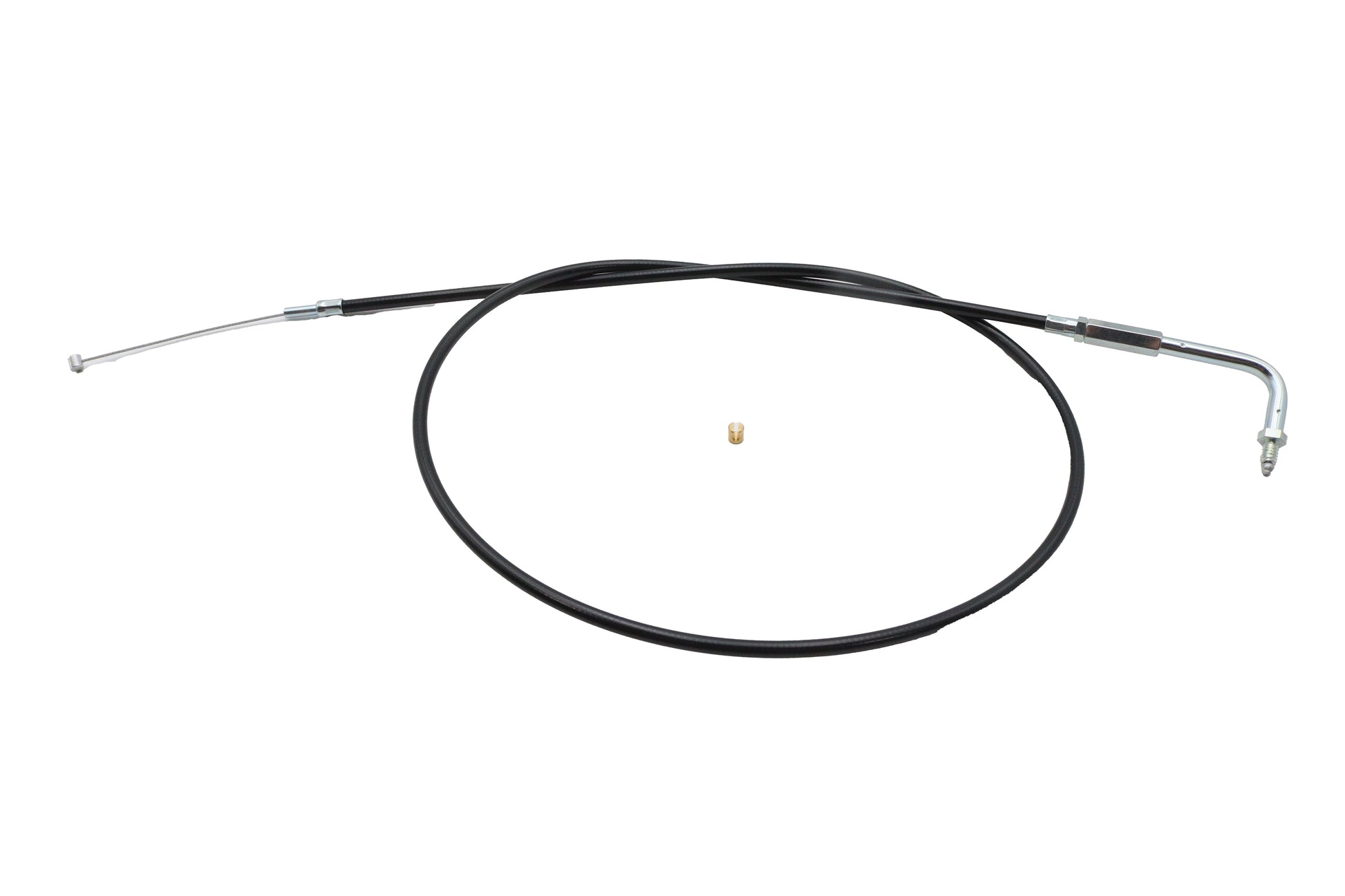 Black Throttle Cable with 90° Elbow Fitting