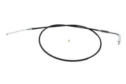 Black Throttle Cable with 90° Elbow Fitting
