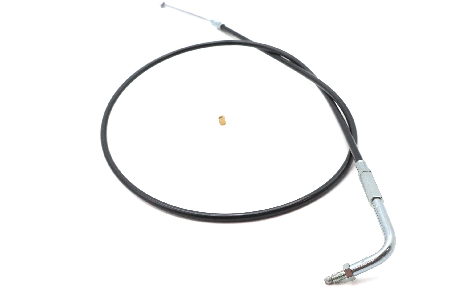 Black Throttle Cable with 90° Elbow Fitting