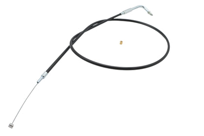 Black Throttle Cable with 90° Elbow Fitting