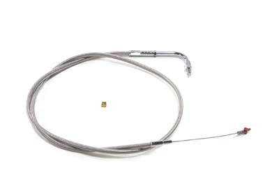 42.875 Braided Stainless Steel Idle Cable