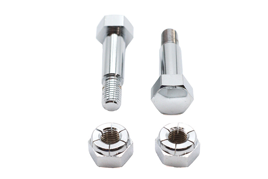 Large Driver Footpeg Bolt Set Chrome