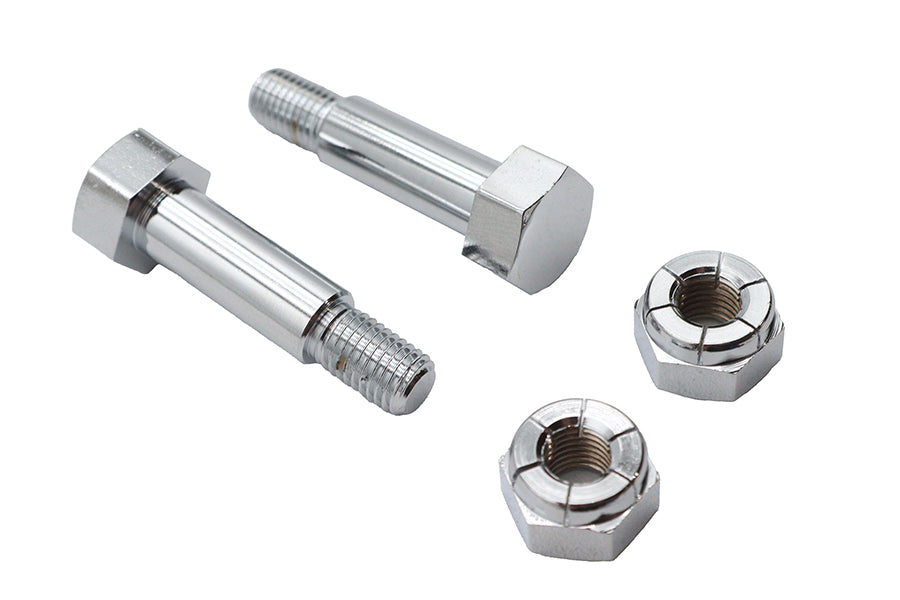 Large Driver Footpeg Bolt Set Chrome