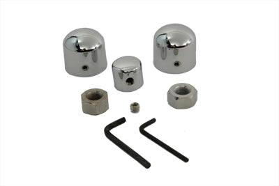 Front Axle Cap Cover Set Chrome