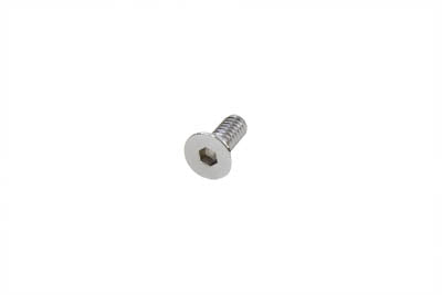 Allen Flat Head Screws Chrome 1/4 x 3/4