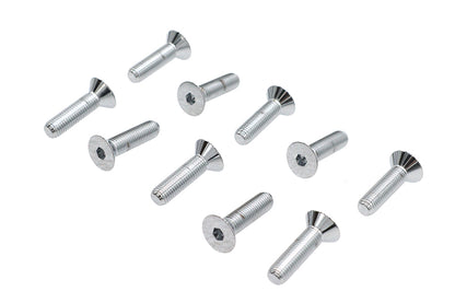 Allen Flat Head Screws Chrome 5/16 x 1-1/4