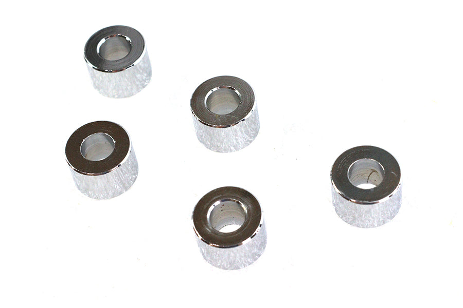 Chrome Spacers 3/8 x 3/4" x 1/2