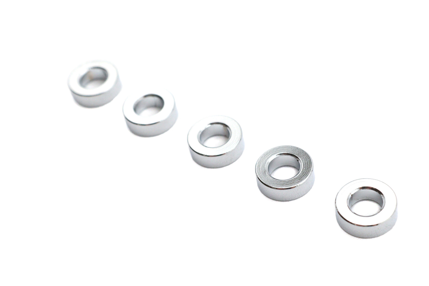 Chrome Spacers 1/4 X 1/2" X 3/32