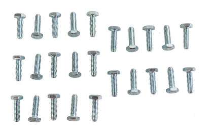 Hex Cap Bolts Zinc 1/4 X 7/8