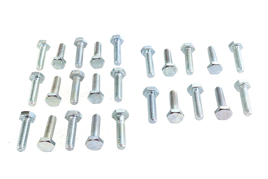 Hex Cap Bolts Zinc 1/4-20 x 1