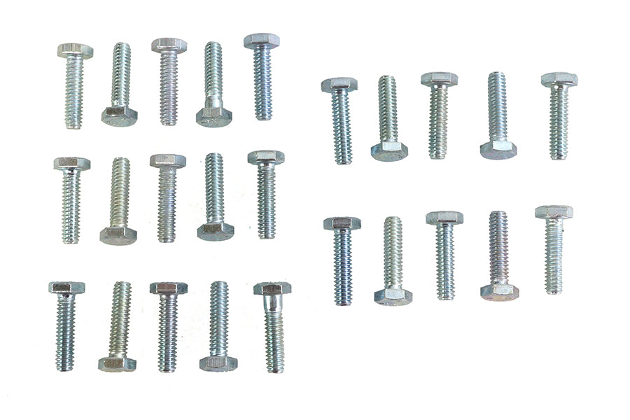 Hex Cap Bolts Zinc 1/4-20 x 1