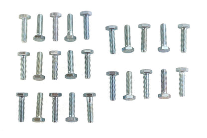 Hex Cap Bolts Zinc 1/4-20 x 1
