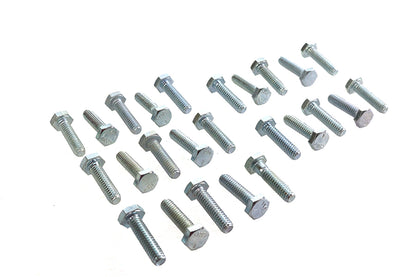 Hex Cap Bolts Zinc 1/4-20 x 1