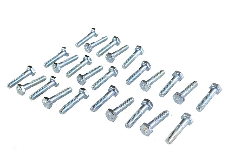 Hex Cap Bolts Zinc 1/4 X 1-1/4