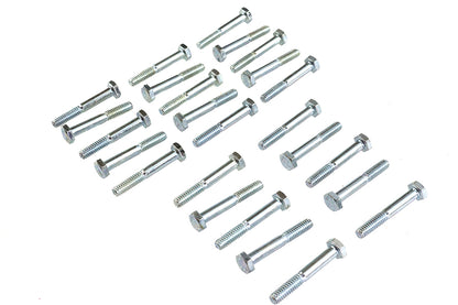 Hex Cap Bolts Zinc 1/4 X 1-3/4