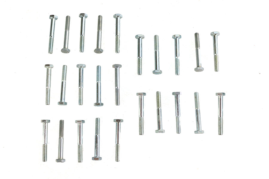 Hex Cap Bolts Zinc 1/4 X 2