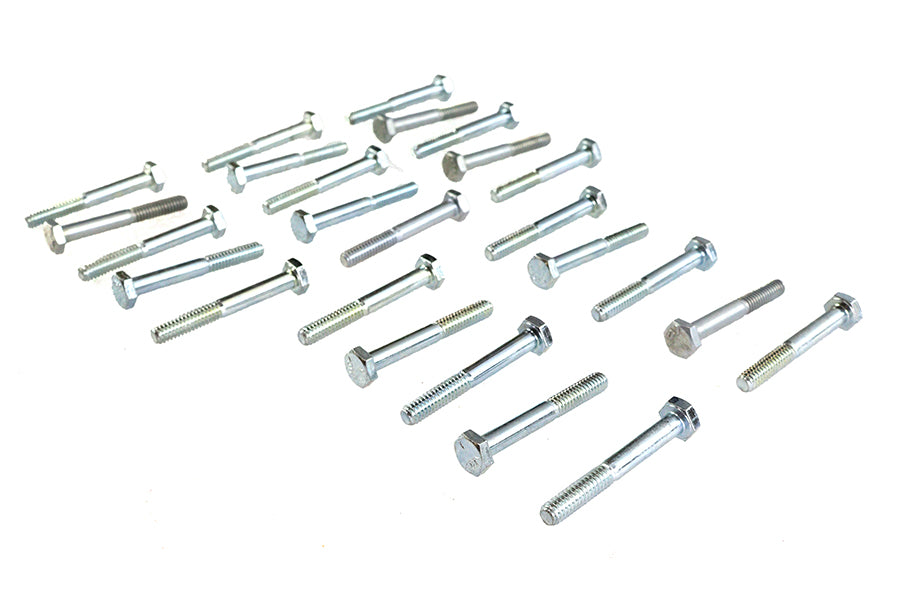 Hex Cap Bolts Zinc 1/4 X 2