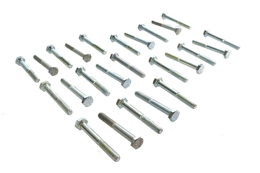 Hex Cap Bolts Zinc 1/4 X 2