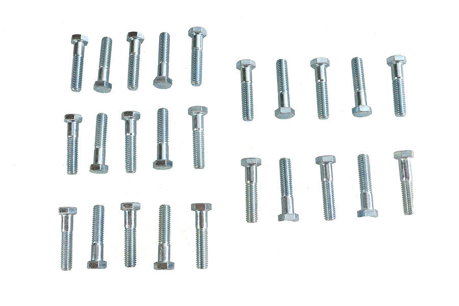 Hex Cap Bolts Zinc 3/8 x 1-3/4