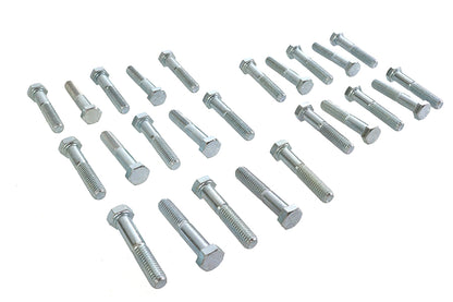 Hex Cap Bolts Zinc 3/8 x 2