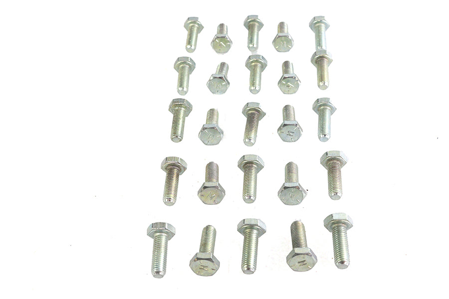 Hex Cap Bolts Zinc 1/4 x 3/4