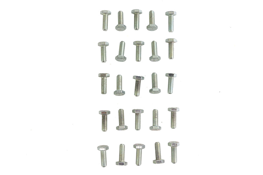 Hex Cap Bolts Zinc 1/4 x 3/4