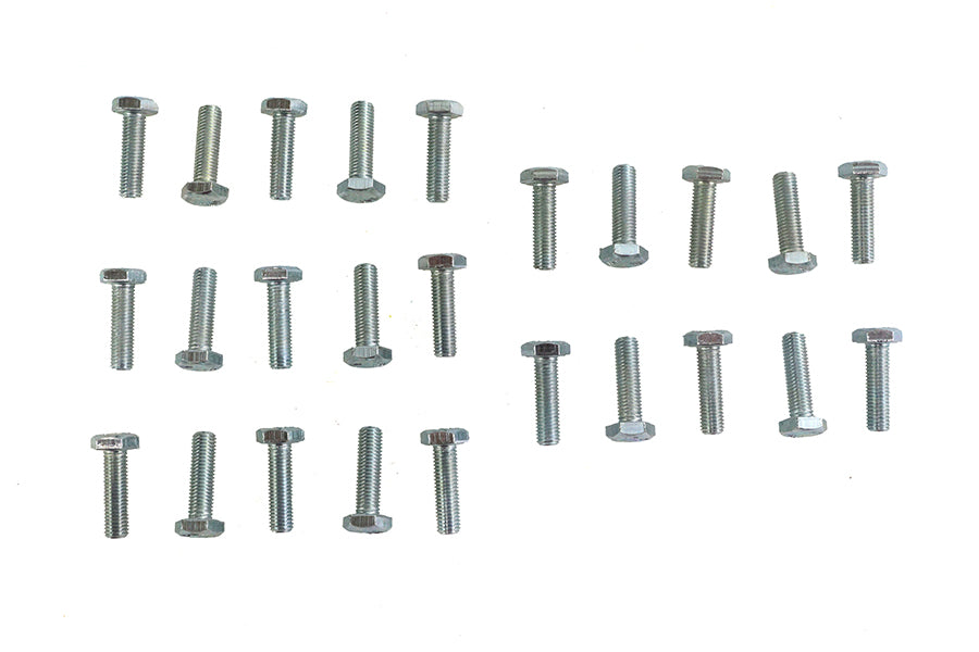 Hex Cap Bolts Zinc 1/4-28 x 7/8",Y