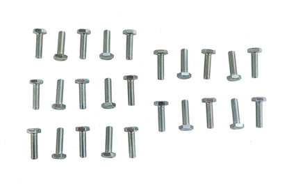 Hex Cap Bolts Zinc 1/4-28 x 7/8",Y