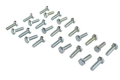 Hex Cap Bolts Zinc 1/4-28 x 7/8",Y